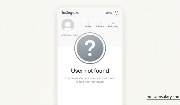 معنی user not found در اینستاگرام یعنی چی؟ چکار باید بکنیم؟