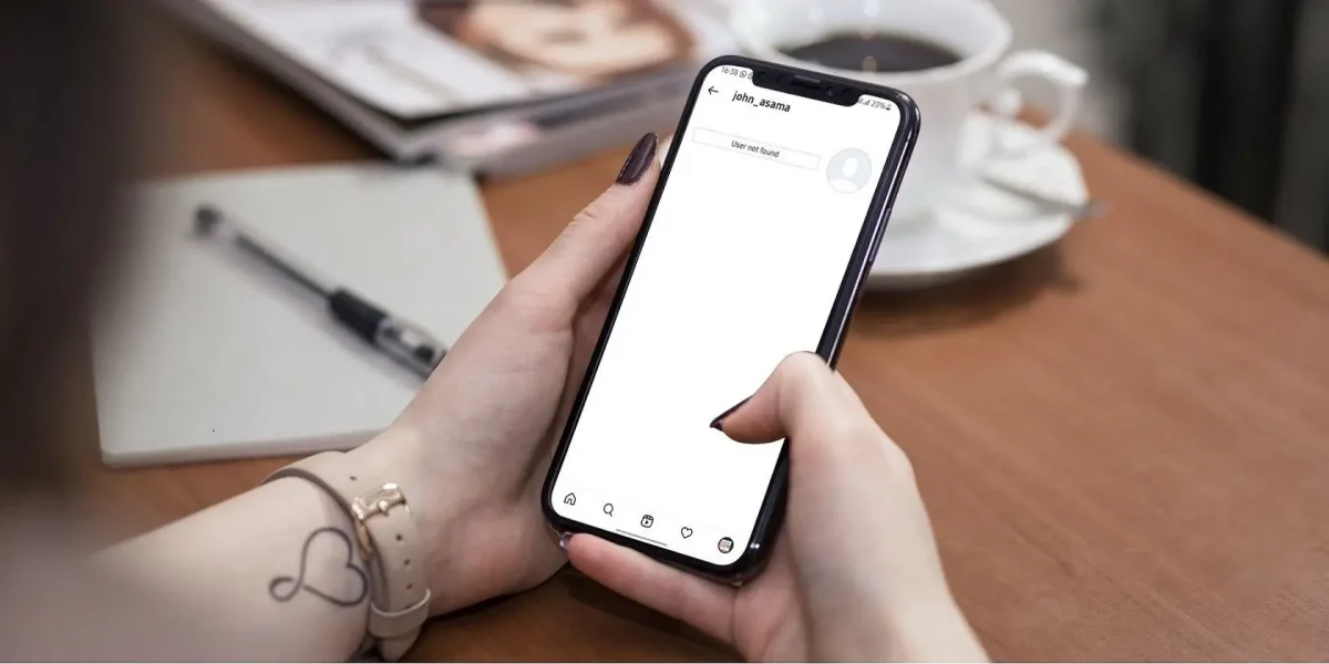 معنی user not found در اینستاگرام یعنی چی؟ چکار باید بکنیم؟