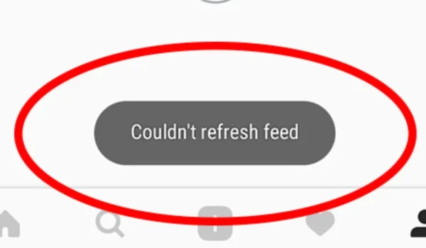 couldn't refresh feed اینستاگرام