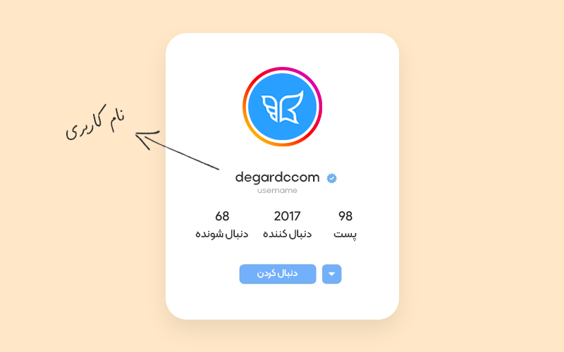 نام کاربری برای اینستاگرام