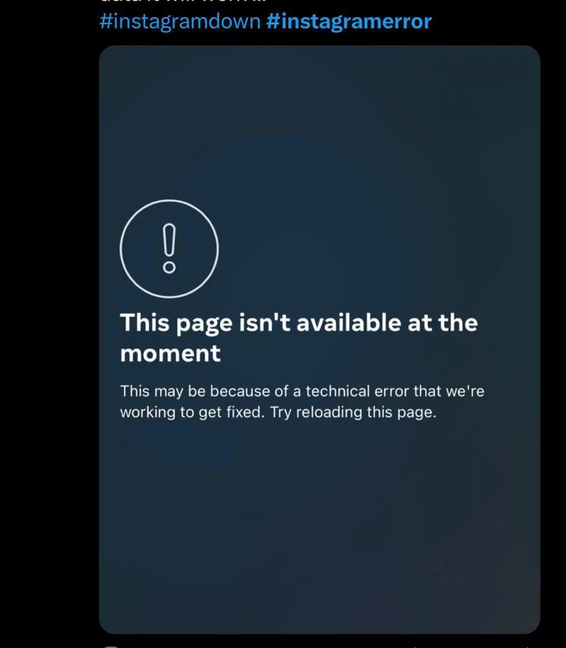 Page isn't available now